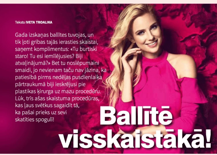 IEVA Magazine: The Most Beautiful Girl at the Party.